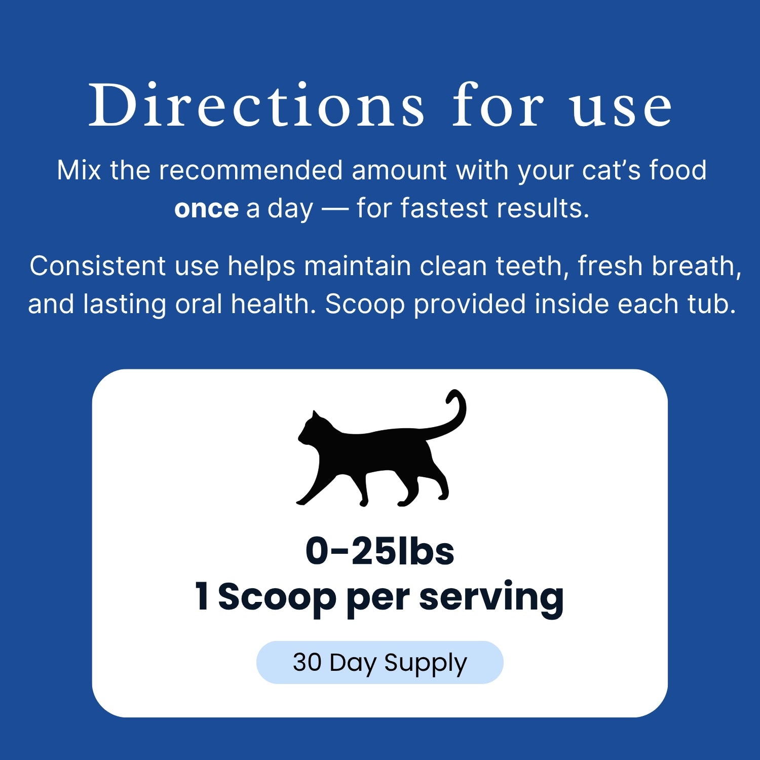 BioDent® Senior Cat Dental Powder
